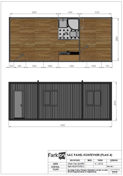 SAC PANEL KONTEYNER (PLAN 4)